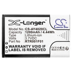 Battery for Avaya 4027; Alcatel DECT 8262 phones 3,7V 1200mAh LiIon CAMERON SINO