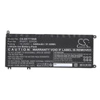 Battery for DELL G3 15, G5 15 5587, INS 15PD-1863BL, Latitude 15 3590, 33YDH, W7NKD, LiIon 15.2V 3400mAh CAMERON SINO