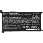 Laptop battery Dell Inspiron 13MF Pro-D1508TS, Inspiron 14 5485, Vostro 15 5581, 01VX1H 11.4V 3400mAh CAMERON SINO
