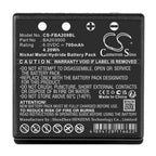Battery for remote control for crane HBC Radiomatic Eco, Micron 4,6 SPECTRUM 1,2 FUB9NM BA209060 NIMH 6V 700mAh black Cameron Sino