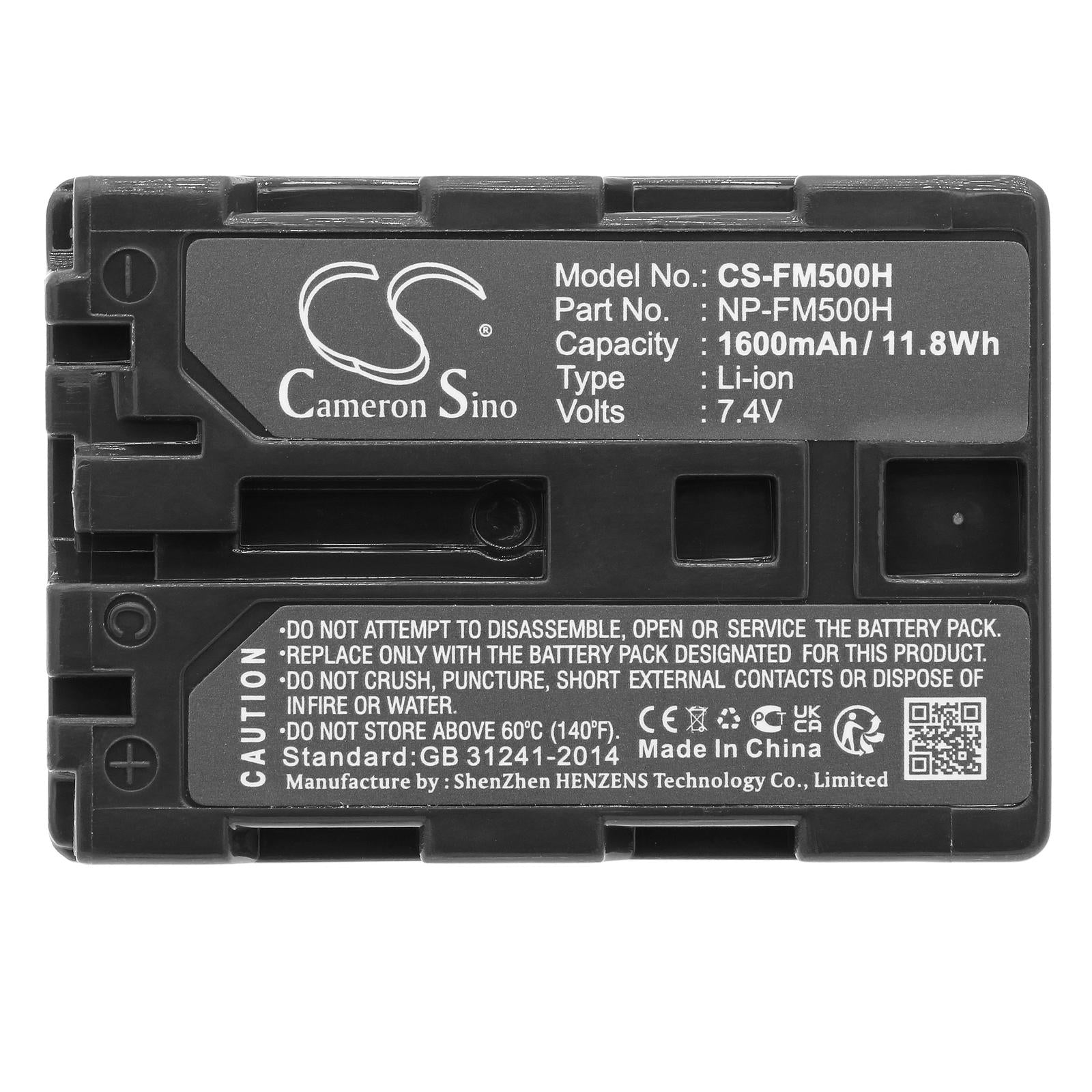 Батерия за фотоапарат NPFM500H LiIon 7.2V 1600mAh  Cameron Sino