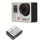 Battery for GO PRO Hero 3; HERO 3 Plus camera AHDBT-201 3.7V 950mAh Li-Ion Cameron Sino