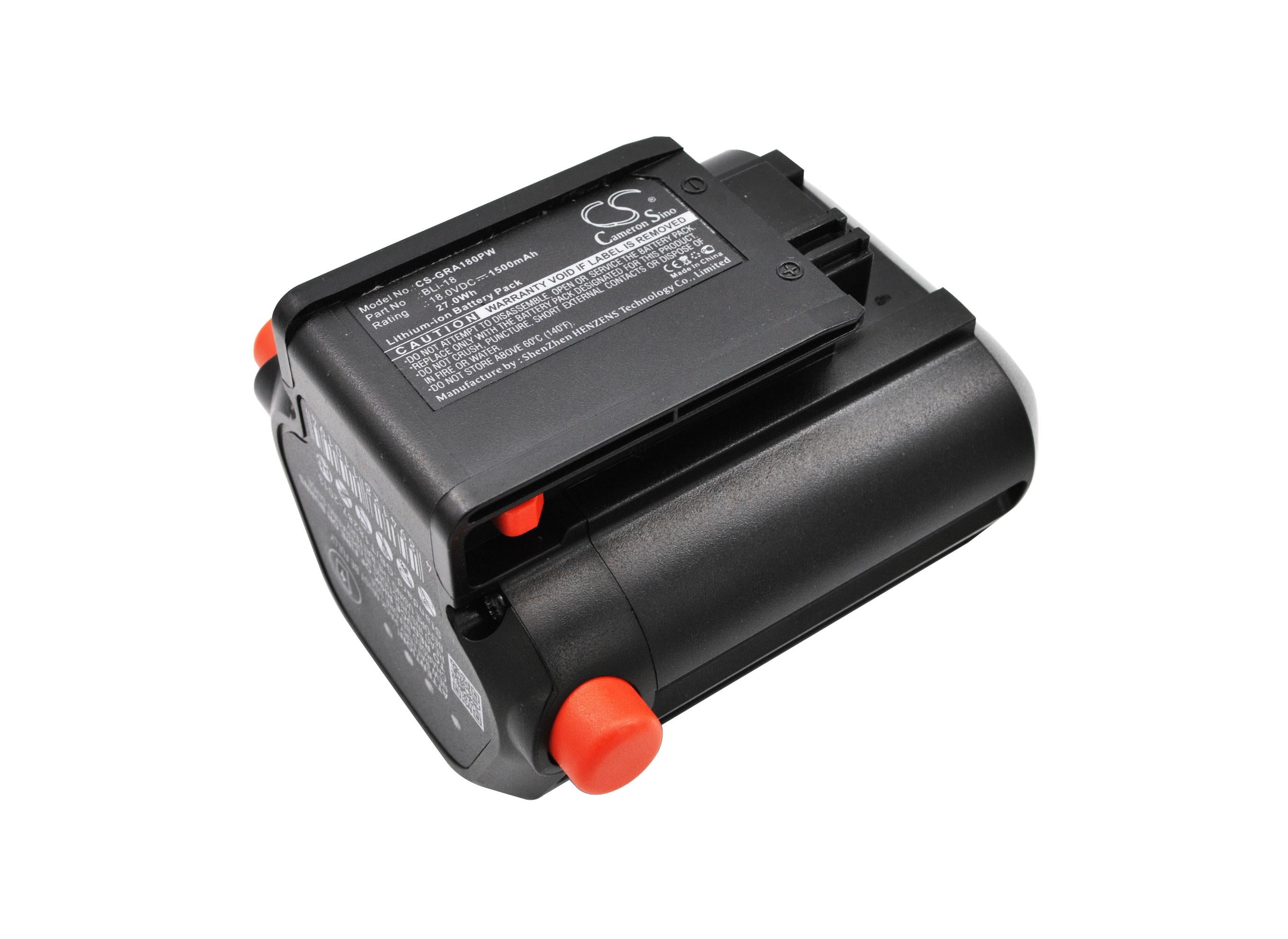 Батерия  акумулаторен тример Gardena 881, 8866, Accu Hedge Trimmer EasyCut Li-18/50  LiIon 18V 1500mAh Cameron Sino