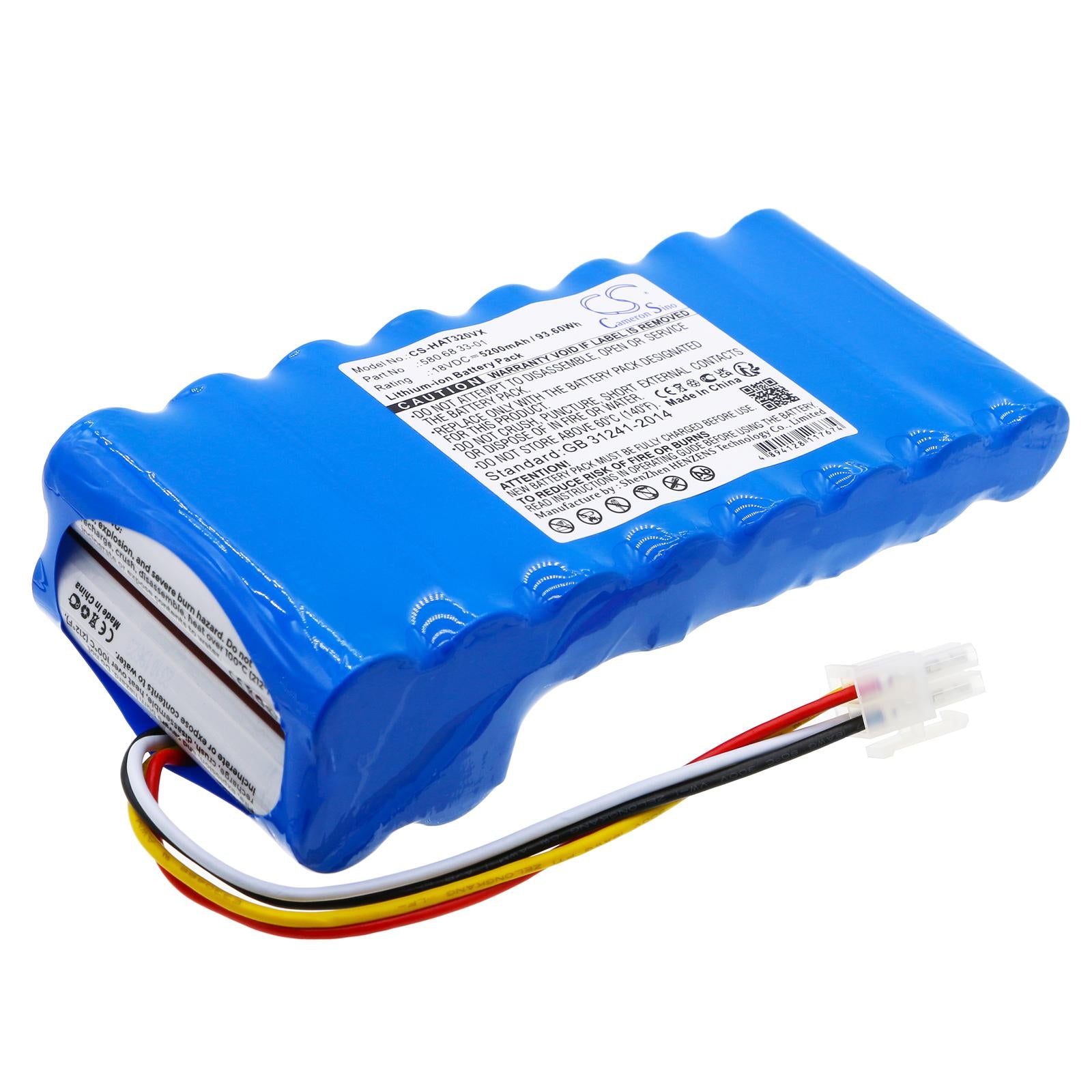 Батерия Cameron Sino, За косачка робот HUSKVARNA Autmower 430X, 550,320, 330X 580 68 33-01 18V 5200mAh Cameron Sino