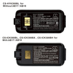 Battery for barcode scanner Honeywell CK3B; CK65; CK70 318-034-001 LiIon 3.7V 5200mAh Cameron Sino
