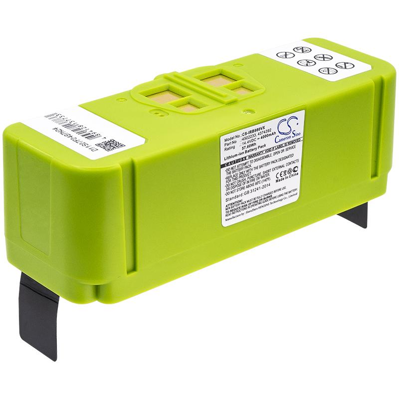 Батерия за прахосмукачка iRobot Roomba 614, Roomba 640, 652, 680,690, 850, 980  4374392  LiIon 14,4V 4000mAh CAMERON SINO