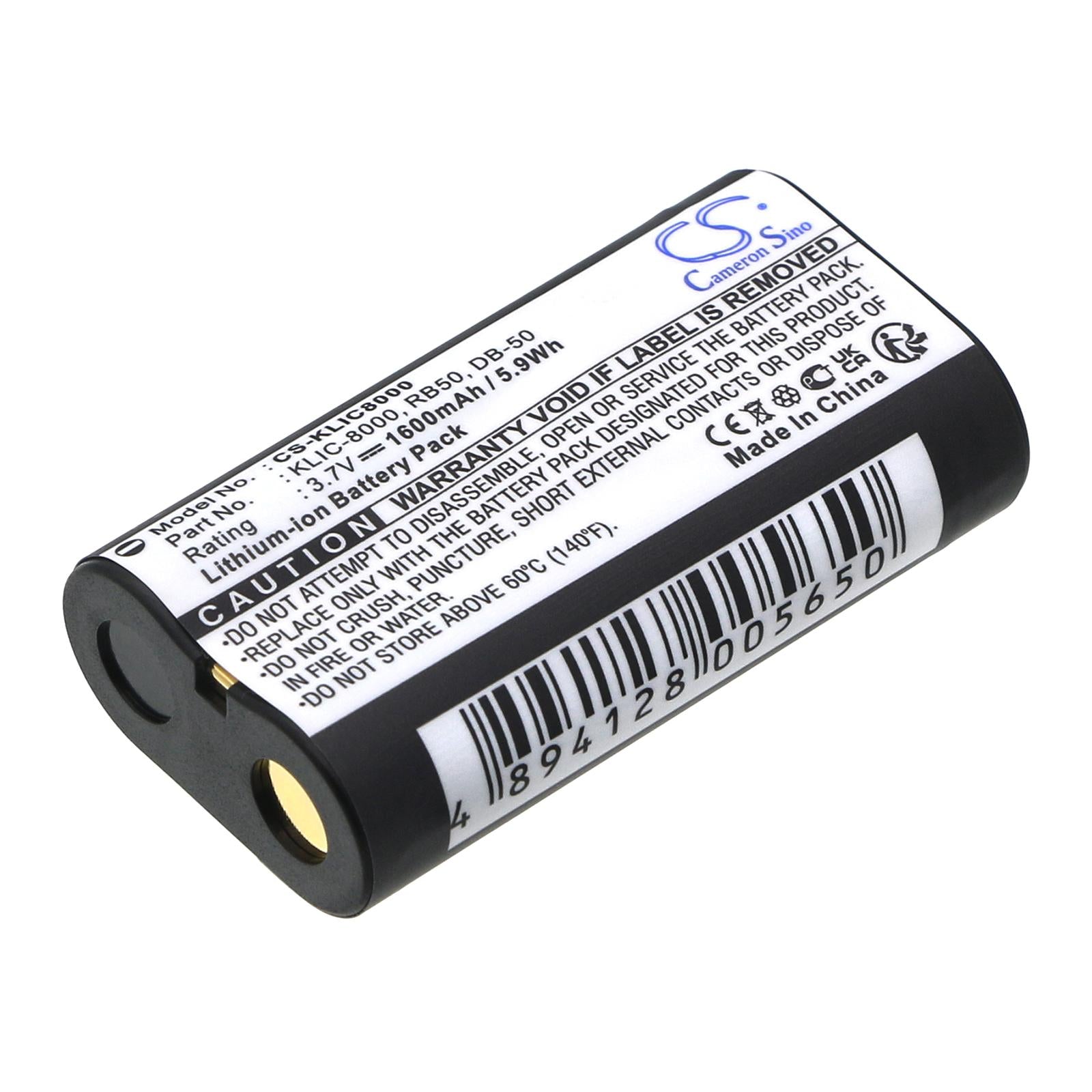 Батерия за фотоапарат  KODAK KLIC-8000 LiIon 3.7V  1600mAh Cameron Sino