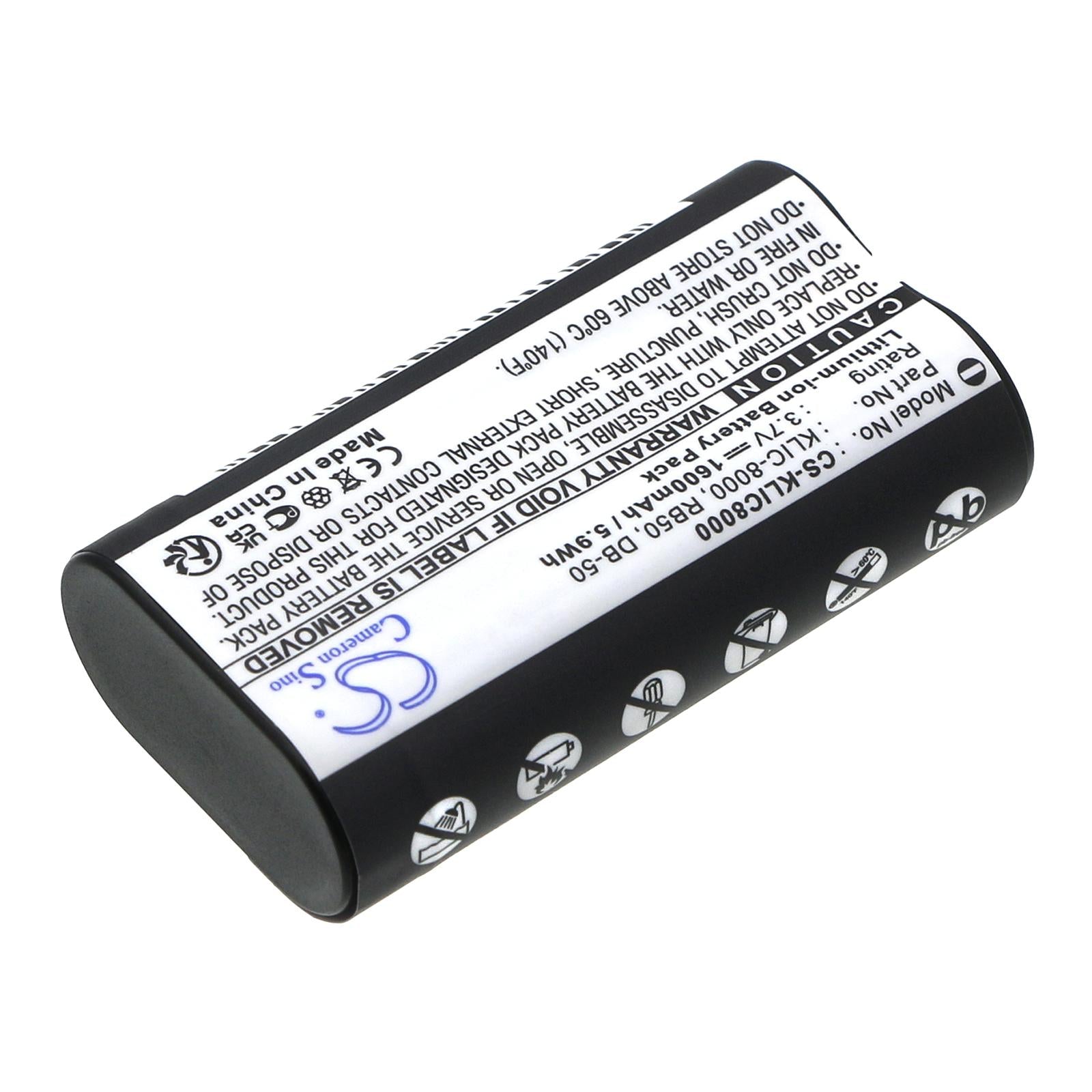 Батерия за фотоапарат  KODAK KLIC-8000 LiIon 3.7V  1600mAh Cameron Sino