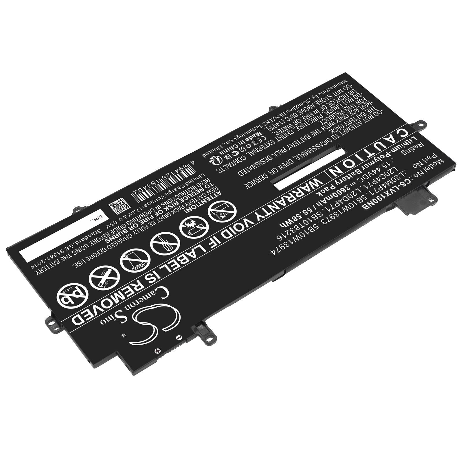 Батерия за лаптоп LENOVO ThinkPad X1 Carbon G9 20XW002DGE, ThinkPad X1 Carbon Gen 10 21CB004QIX, ThinkPad X1 Yoga Gen 6 20XY003BAT, L20C4P71 LiPO, 15.44V  3600 mAh CAMERON SINO