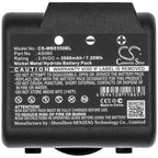 Battery for remote control crane iMET BE5500, M550S ZEUS AS060 NIMH 3.6V 2000mAh Cameron Sino