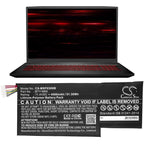 Laptop battery MSI GF63, GF75, GS63, GS73 BTY-M6K LiPo 11.4V 4500 mAh CAMERON SINO