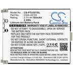Mobile phone battery PANASONIC KX-TU301, KX-TU321, KX-TU327 CGA-LB102 LiIon 3,7V 700mAh CAMERON SINO