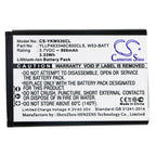 Battery for Yealink W53 W73 3.7V 900mAh Li-Ion CAMERON SINO