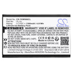 Battery for Yealink W56H YL-5J 3.7V 1300mAh LiIon CAMERON SINO