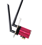 Cudy WE9300 Network Card, PCIe, Tri-Band, 5.7 Gbps, 2.8 Gbps, 688 Mbps, WiFi 7, Bluetooth 5.4