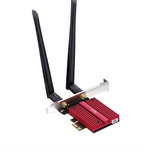 Cudy WE9300 Network Card, PCIe, Tri-Band, 5.7 Gbps, 2.8 Gbps, 688 Mbps, WiFi 7, Bluetooth 5.4