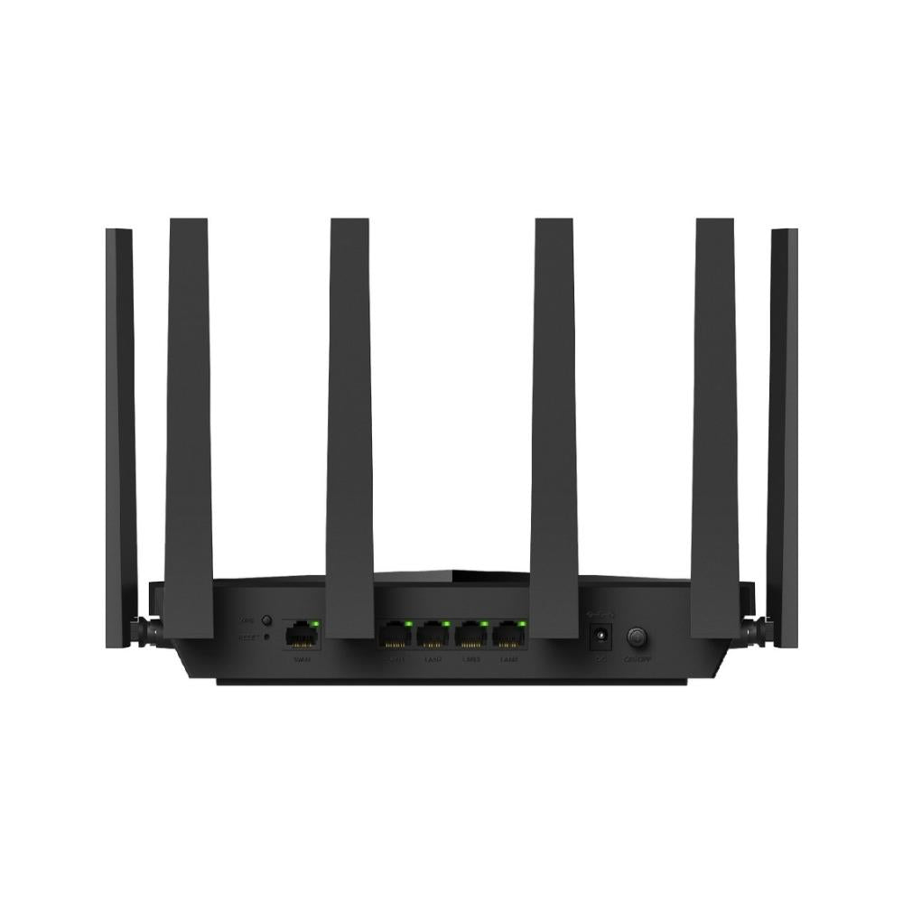 Безжичен рутер Cudy BE6500 2.5Ghz  Gigabit Dual Band Wi-Fi 7, 1x1Gbps WAN порт,4x10/100/1000, 6x5dBi антени, черен