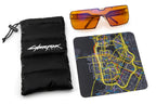 GUNNAR Cyberpunk 2077 Dex Computer Glasses - Amber Max - Steel