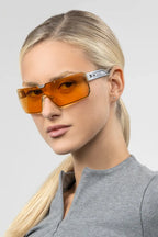 GUNNAR Cyberpunk 2077 Dex Computer Glasses - Amber Max - Steel