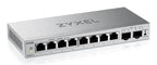 ZyXEL GS-1200-10 Switch, V3, Managed, 8 ports, 10/100/1000 with 2Gbe Uplink