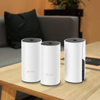 TP-Link Deco M4 AC1200 Whole Home Mesh Wi-Fi System, 2.4/5 GHz, 300 - 867 Mbps, Gigabit, 3-pack