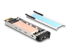 Delock Internal Tray, PCI Express Card for 1 x M.2 NVMe SSD - Low Profile Form Factor