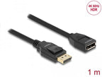 Delock DisplayPort 1.2 Extension Cable DisplayPort male to DisplayPort female