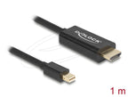 Delock Passive mini DisplayPort 1.1 to HDMI Cable, 1 m
