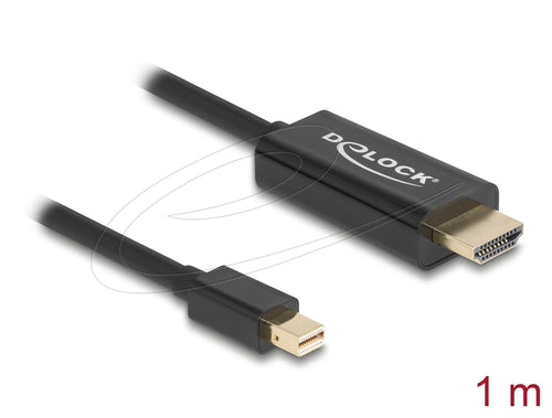 Delock Passive mini DisplayPort 1.1 to HDMI Cable, 1 m