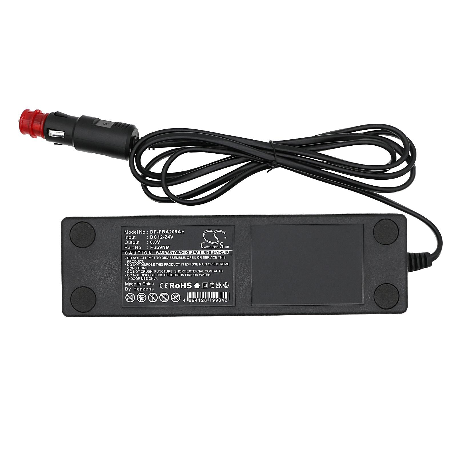 Зарядно за батерия за дистанционно за кран  HBC Radiomatic Eco, Micron 4,6  SPECTRUM 1,2 FUB9NM BA209060 NIMH 6V 700mAh DC/DC 12V/24V Cameron Sino
