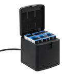 Three-slot battery charger for GoPro 9/10/11/12 cameras with USB-C Cameron Sino