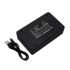 Battery Charger for Palfinger 590, 960 Crane Remote Control; Scanreco 592, 960 RSC7220 NIMH 7.2V Dual Micro USB Cameron Sino