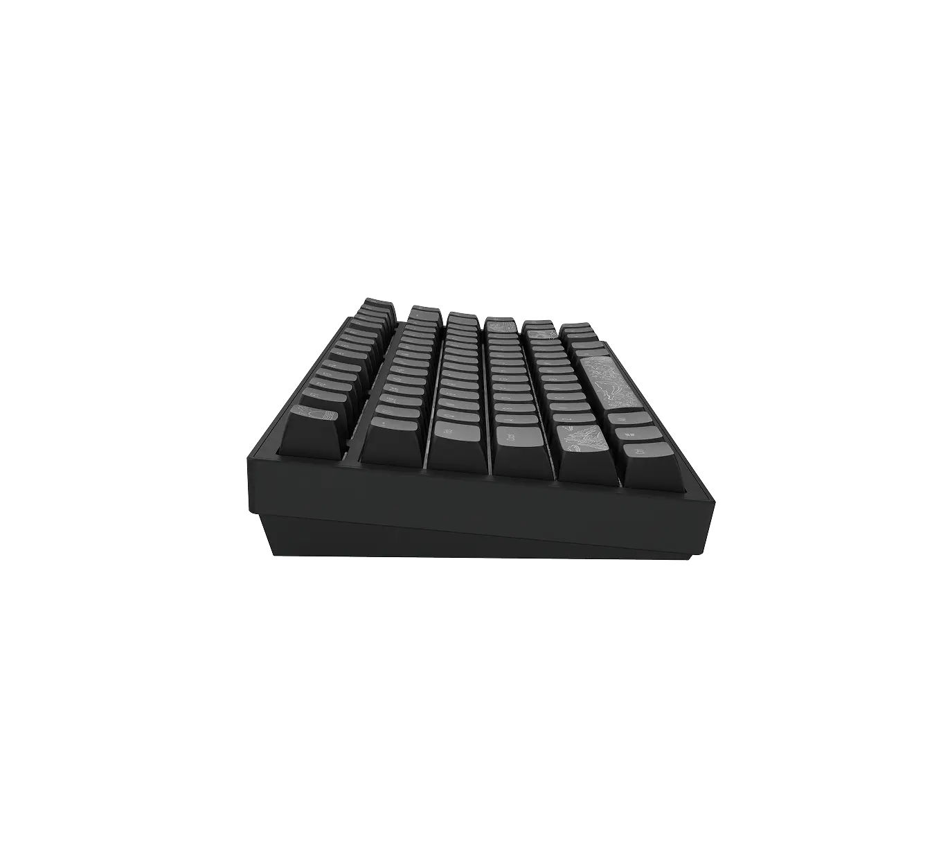 Геймърскa механична клавиатура Dark Project ALU81A Terra Nostra V2 Black RGB