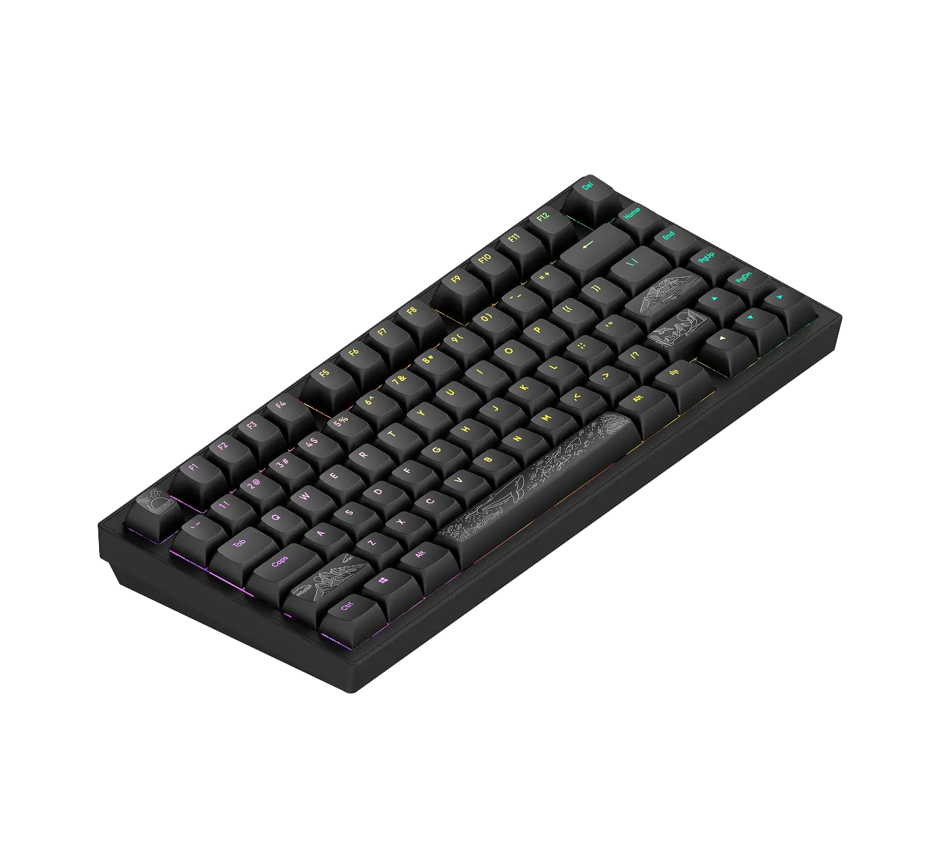 Геймърскa механична клавиатура Dark Project ALU81A Terra Nostra V2 Black RGB