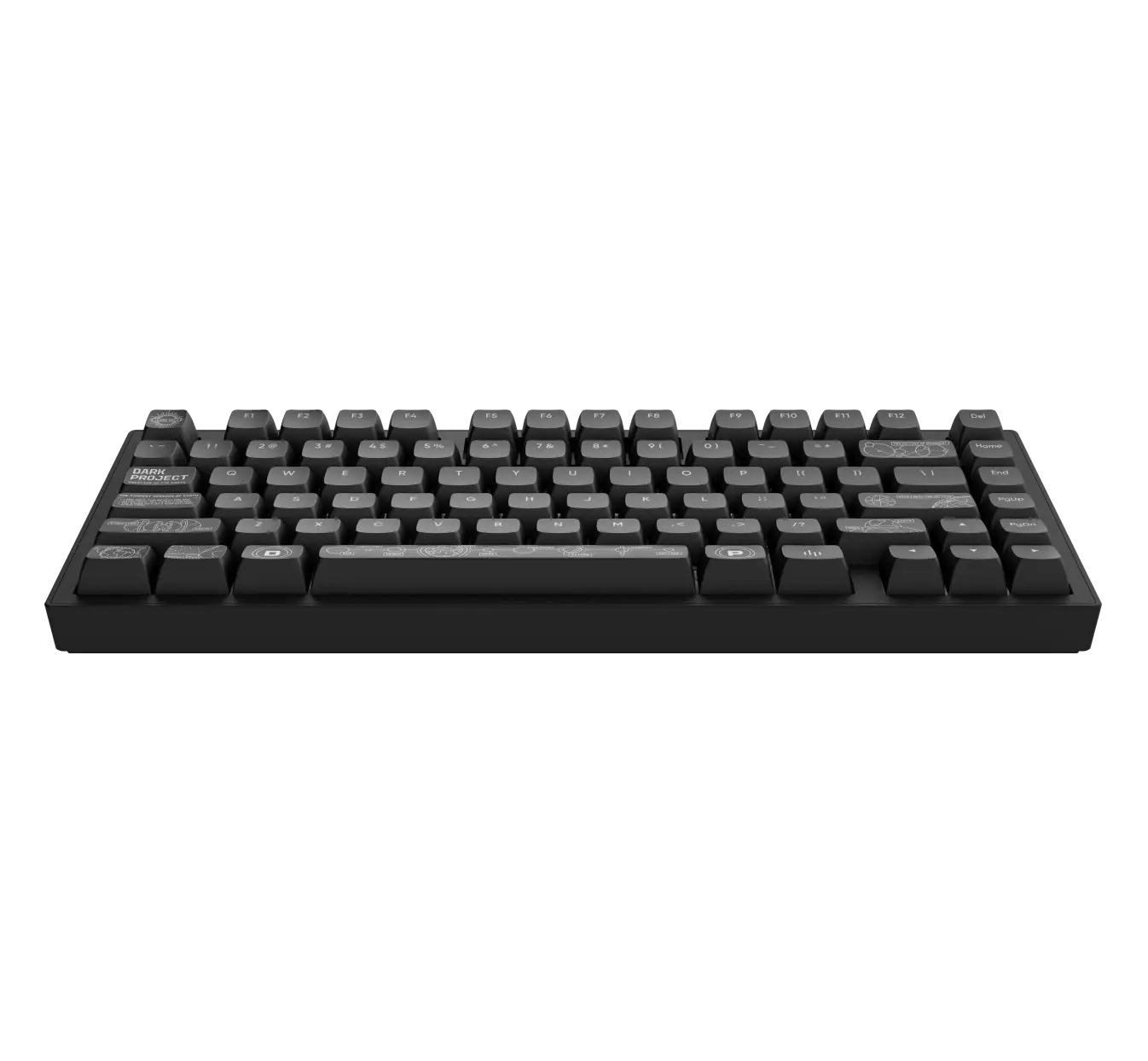 Геймърскa безжична клавиатура Dark Project ALU81A Terra Nova V2 Black RGB