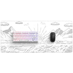 Gaming Pad Dark Project - Nostra White XL