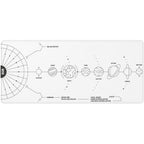 Gaming Pad Dark Project - Terra Nova White XL