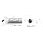Gaming Pad Dark Project - Terra Nova White XL