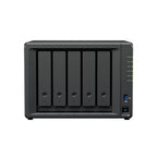 Мрежов сторидж Synology NAS DS1525+, за 5 диска, AMD Ryzen V1500B, 8GB DDR4 SODIMM