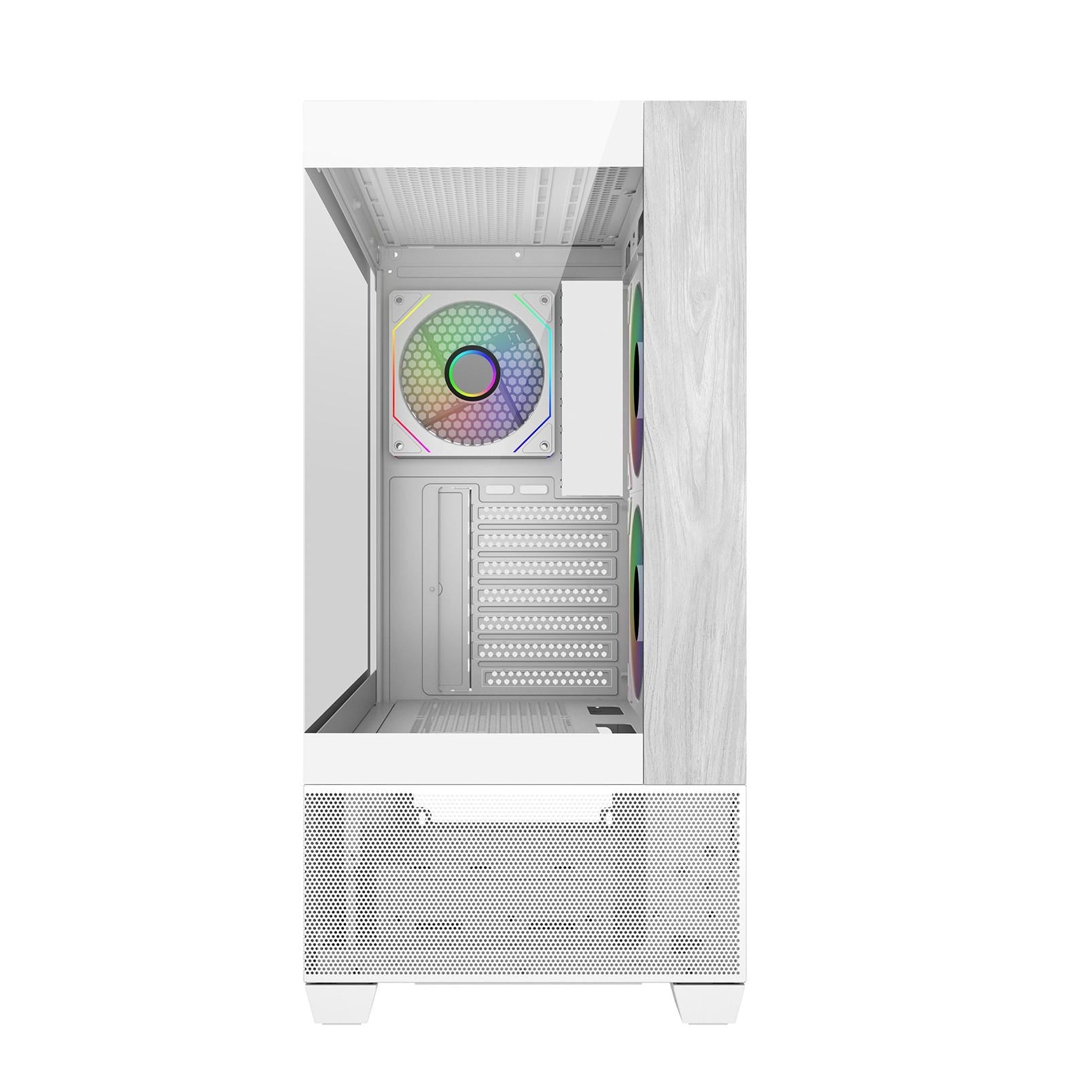 CoolerMaster Elite 690 Wood Case - White