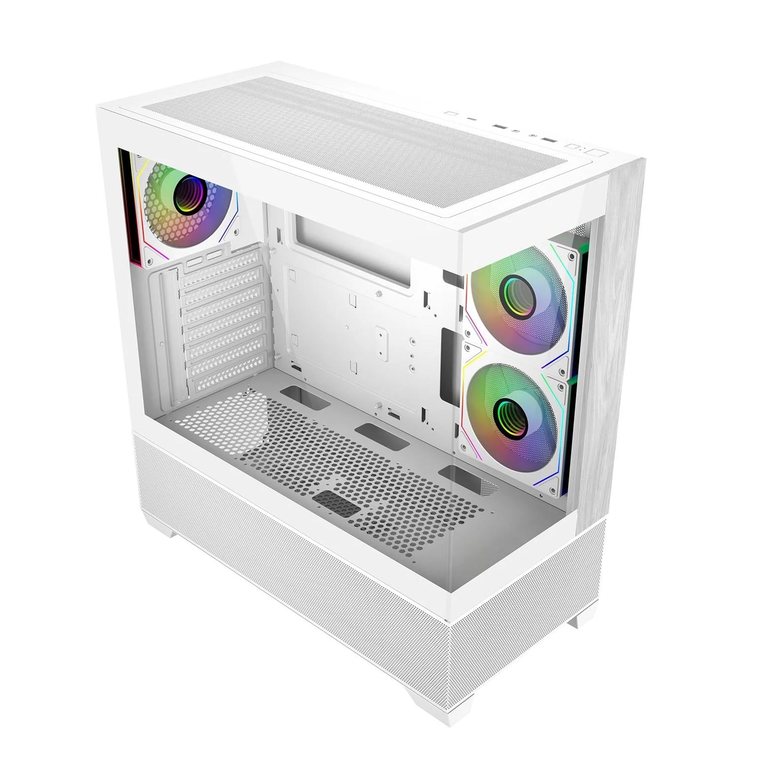 CoolerMaster Elite 690 Wood Case - White