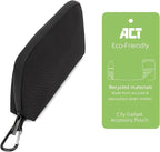 Travel organizer, ACT City Accessory, 24 x 5.50 x 14 cm, 7 compartments, Black