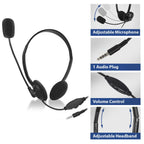 ACT Headphones with Microphone, 3.5mm jack, 2m
