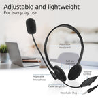 ACT Headphones with Microphone, 3.5mm jack, 2m