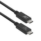ACT USB-C to USB-C Cable, 1m / USB4, 20Gbps, 240W, USB-IF certified