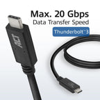 ACT USB-C to USB-C Cable, 1m / USB4, 20Gbps, 240W, USB-IF certified