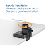 ACT Monitor mount max. 40" single arm, spring mechanism, up to 12kg