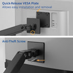 ACT Monitor Arm max. 49" single arm, spring mechanism, up to 20kg