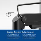 ACT Monitor Arm max. 49" single arm, spring mechanism, up to 20kg