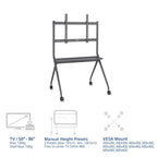 ACT Mobile TV Stand 50-86", up to 120kg